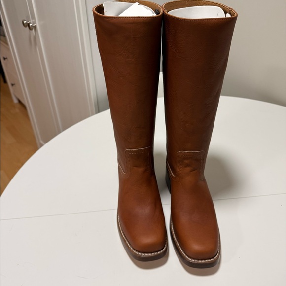 Frye Campus Boots (14L, Saddle) - Picture 2 of 7